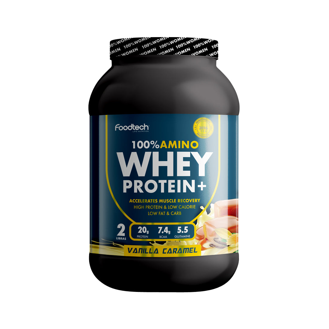 100% Amino Whey Protein 2lbs Vainilla - Foodtech