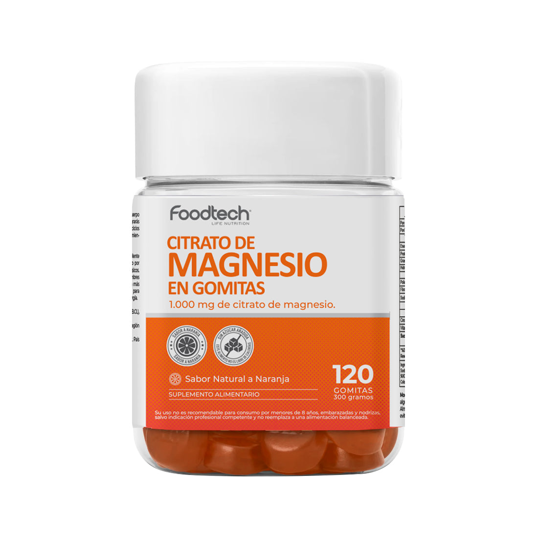 Citrato de Magnesio en Gomitas 120 Unid