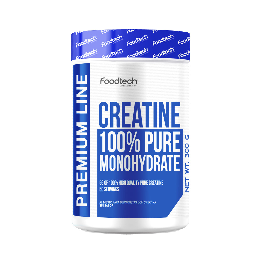 Creatine 100% Pure Monohydrate 60 svs -Foodtech