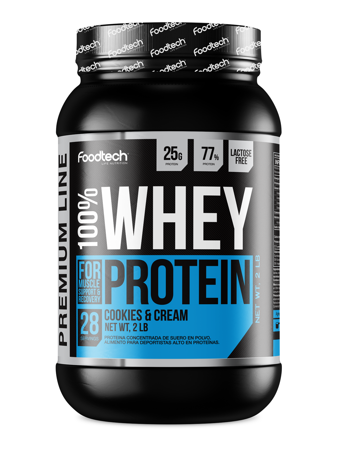 Whey Protein Premium Line 2lbs Delicated Cookies - Foodtech