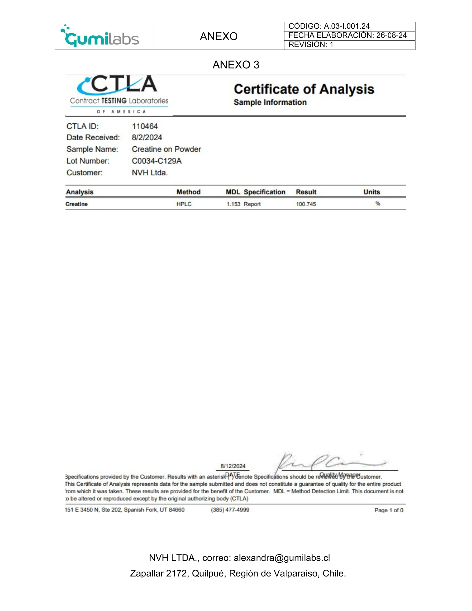 Creatine 100% Pure Monohydrate 1kg - Foodtech