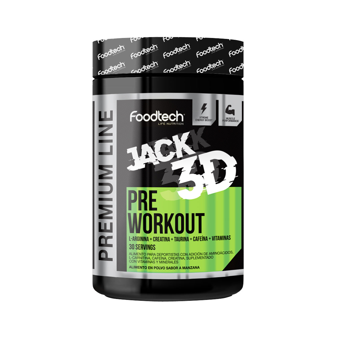 Pre-Entreno Premium Line 600g - Foodtech