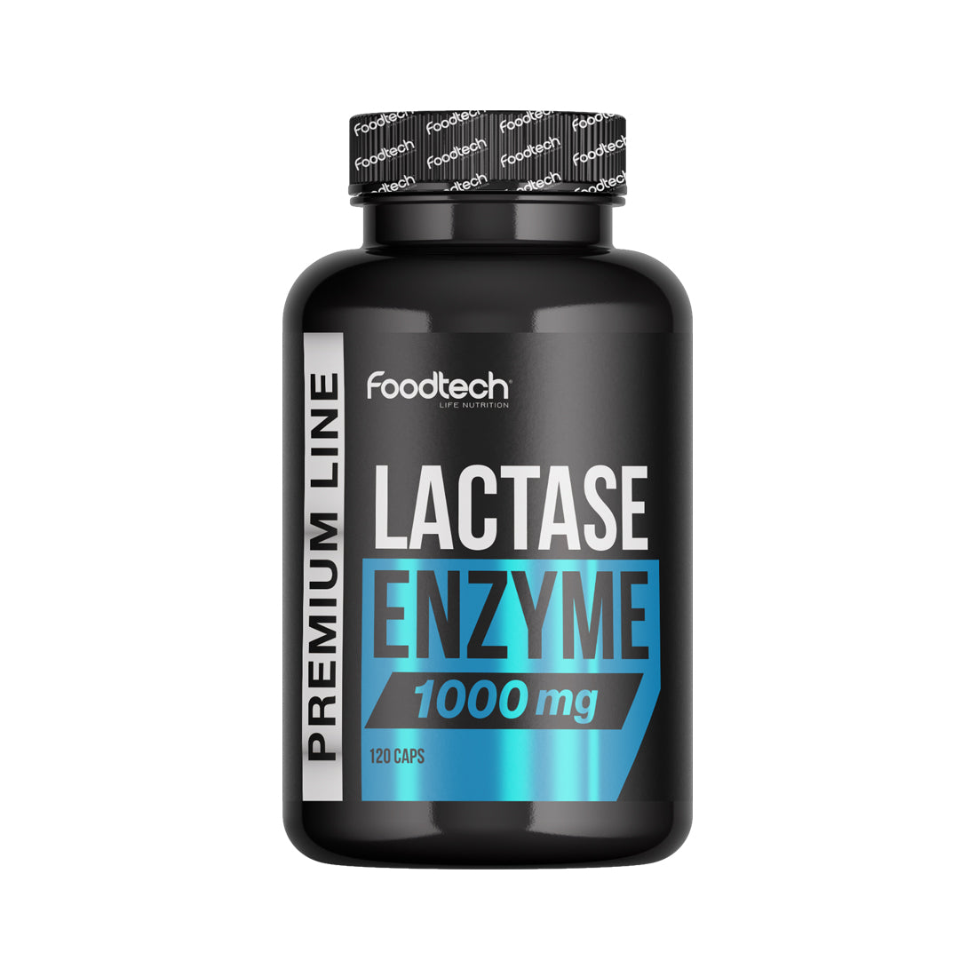 Lactase Enzyme 1000mg 120 caps Foodtech envase