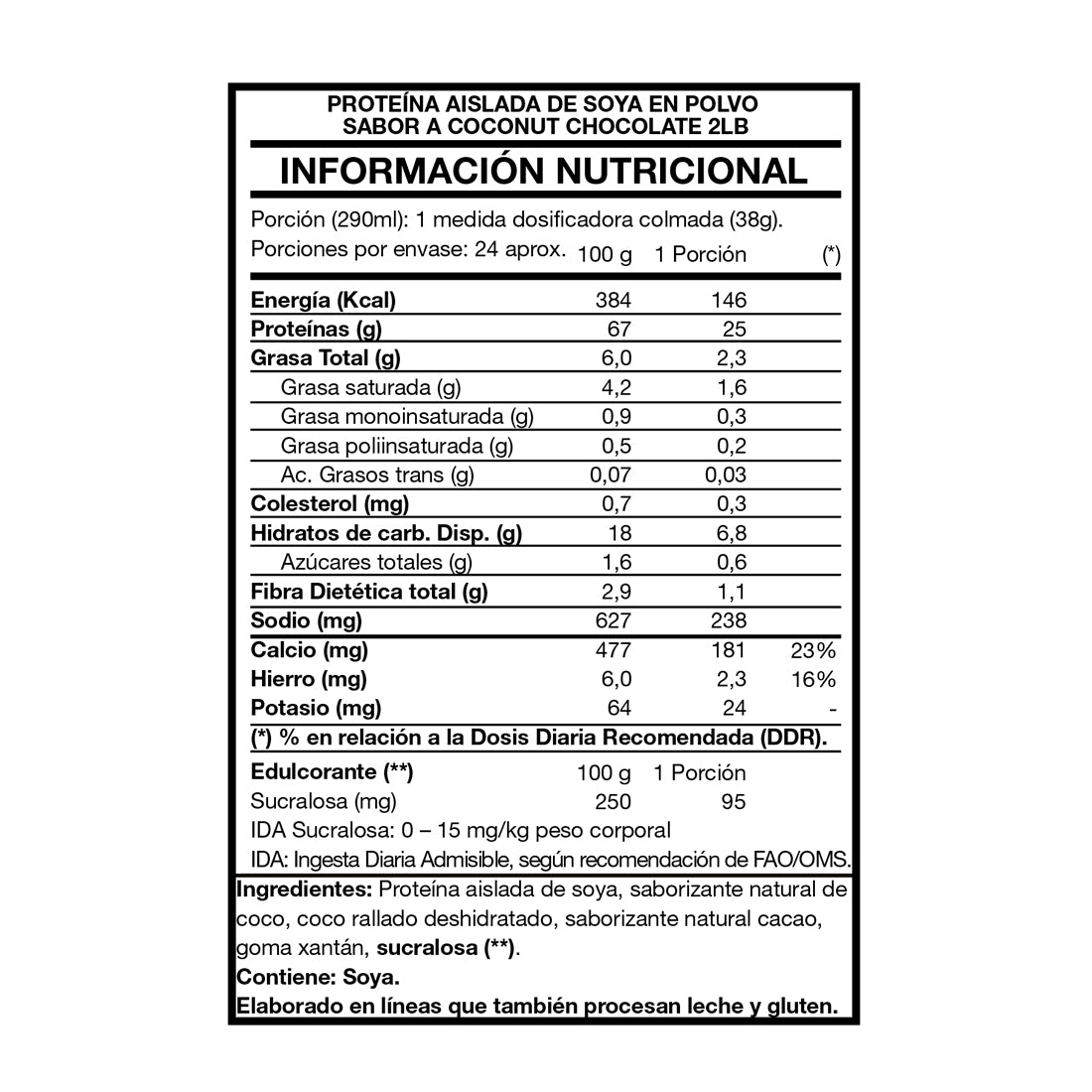 Tasty Vegan Protein 2lbs - Foodtech