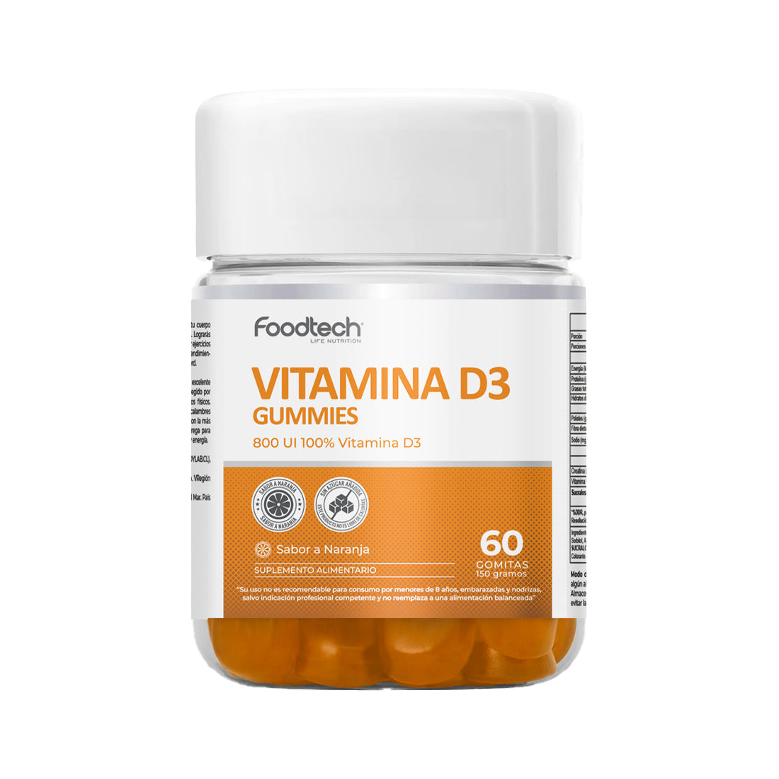 Vitamina D3 Gummies 60 Unid